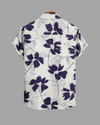 Floral Print Casual Button Up Short Sleeve Shirt