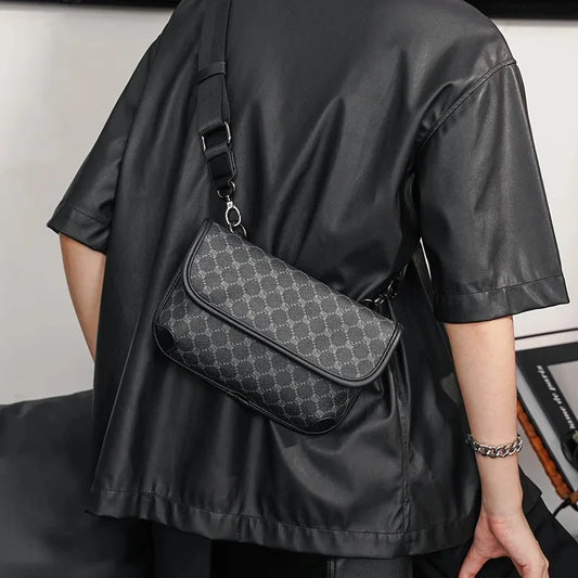 Men's Waist Bag - Casual Messenger, Fashion Chest Bag, Crossbody Pack, Small Sling Bag